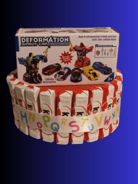 Gastgeschenk für Kinder Schokolriegel Torte